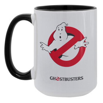 Ghostbusters, Κούπα Mega 15oz, κεραμική Μαύρη, 450ml