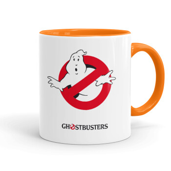 Ghostbusters, Κούπα χρωματιστή πορτοκαλί, κεραμική, 330ml