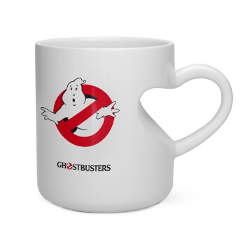 Ghostbusters, Κούπα καρδιά λευκή, κεραμική, 330ml
