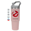 Pink color, 890ml (30oz) stainless Steel Tumbler with Handle