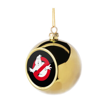 Ghostbusters, Χριστουγεννιάτικη μπάλα δένδρου Χρυσή 8cm