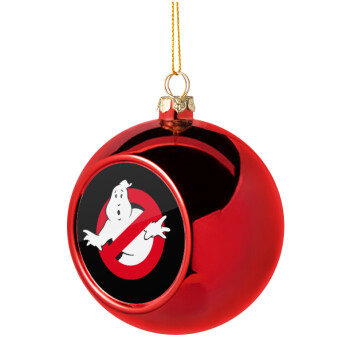 Ghostbusters, Χριστουγεννιάτικη μπάλα δένδρου Κόκκινη 8cm