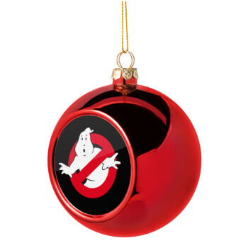 Ghostbusters, Christmas tree ball Red 8cm
