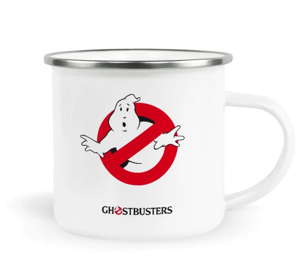 Ghostbusters — Metallic enamel cup white 360ml
