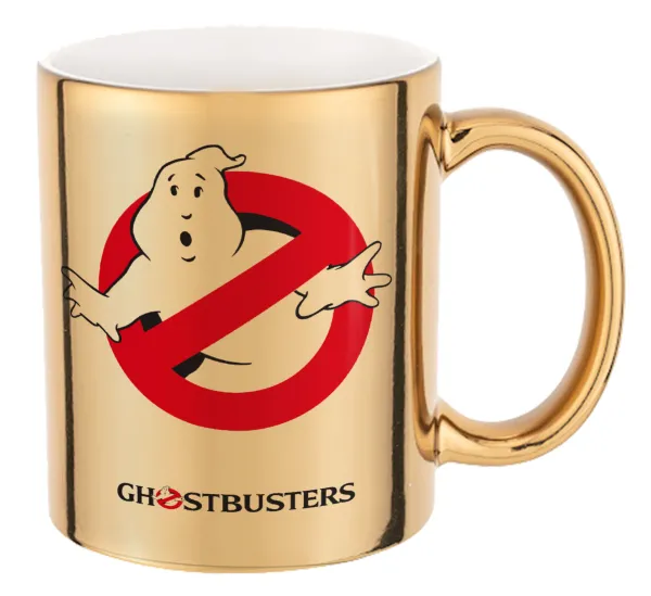 Ghostbusters — Mug ceramic, gold mirror, 330ml