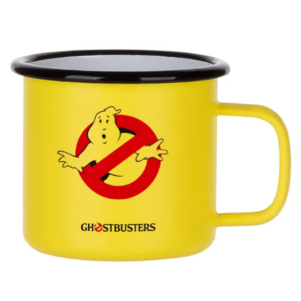 Ghostbusters — Metallic enamel MATT Yellow cup 360ml