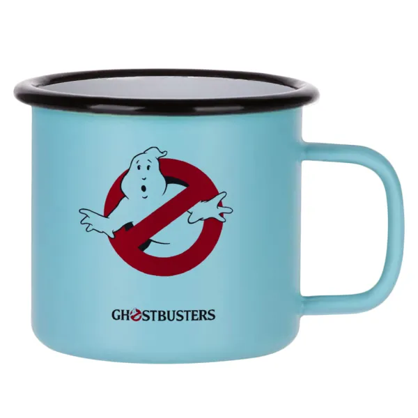 Ghostbusters — Metal enamel mug, matte light blue, 360ml