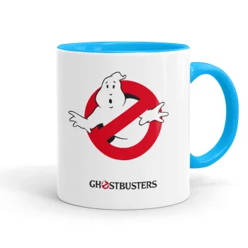 Ghostbusters, Κούπα χρωματιστή γαλάζια, κεραμική, 330ml