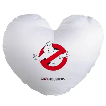 Ghostbusters, Μαξιλάρι καναπέ καρδιά 40x40cm περιέχεται το  γέμισμα