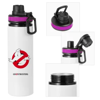Ghostbusters, Metallic water bottle with safety lid, 850ml aluminum