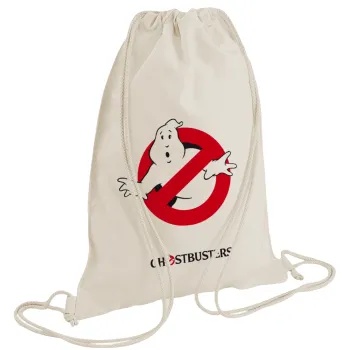 Ghostbusters, Τσάντα πλάτης πουγκί GYMBAG natural (28x40cm)