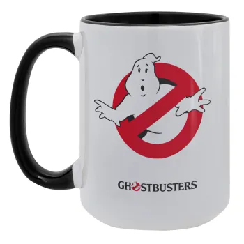 Ghostbusters, Κούπα Mega 15oz, κεραμική Μαύρη, 450ml