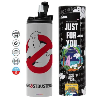 Ghostbusters, Tumbler stainless steel GREY 600ml