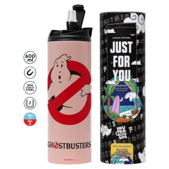 Ghostbusters, Tumbler stainless steel PINK 600ml