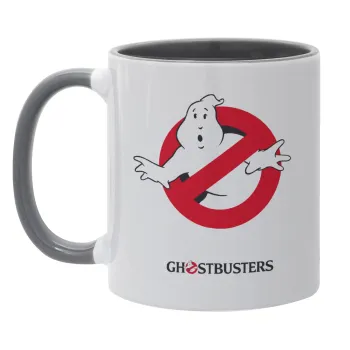 Ghostbusters, Κούπα χρωματιστή γκρι, κεραμική, 330ml