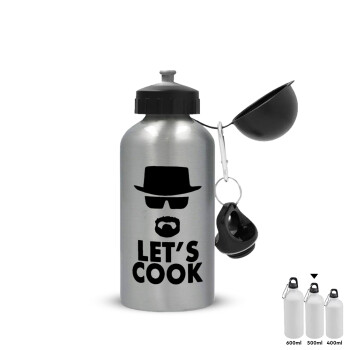 Let's cook, Metallic water jug, Silver, aluminum 500ml