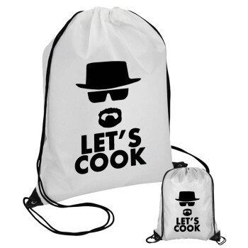 Let's cook, Τσάντα πουγκί με μαύρα κορδόνια (1 τεμάχιο)