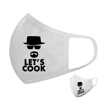Let's cook, Μάσκα υφασμάτινη υψηλής άνεσης παιδική (Δώρο πλαστική θήκη)