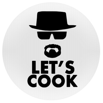 Let's cook, Mousepad Round 20cm