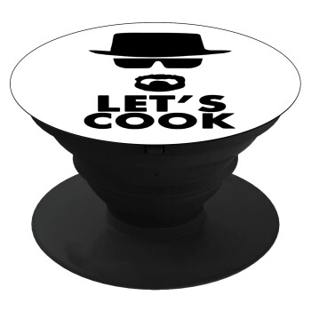 Let's cook, Phone Holders Stand  Black Hand-held Mobile Phone Holder