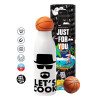Bascetball Metal mug thermos, double wall, 550ml