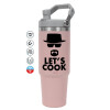 Pink color, 890ml (30oz) stainless Steel Tumbler with Handle