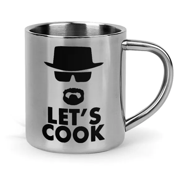 Let's cook — Mug Stainless steel double wall 300ml