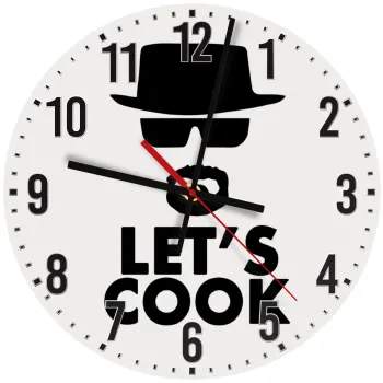 Let's cook, Ρολόι τοίχου ξύλινο (30cm)