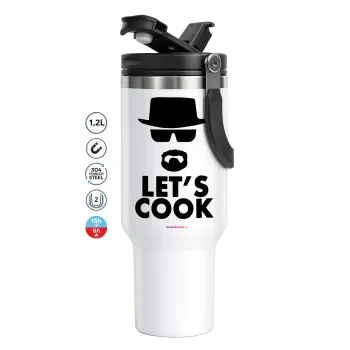 Let's cook, Mega Stainless steel Tumbler with lid, double wall 1,2L