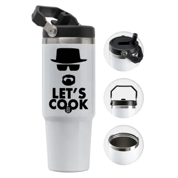 Let's cook, Θερμός Ανοξείδωτο 30oz με χερούλι