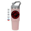 Pink color, 890ml (30oz) stainless Steel Tumbler with Handle