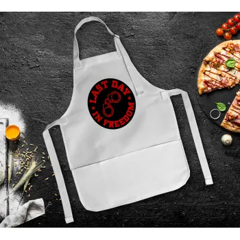 Last day in freedom, Ποδιά Σεφ Ολόσωμη Παιδική (με ρυθμιστικά και 2 τσέπες)