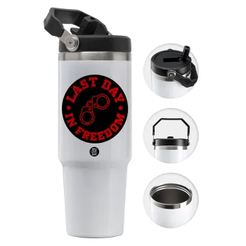 Last day in freedom, Θερμός Ανοξείδωτο 30oz με χερούλι