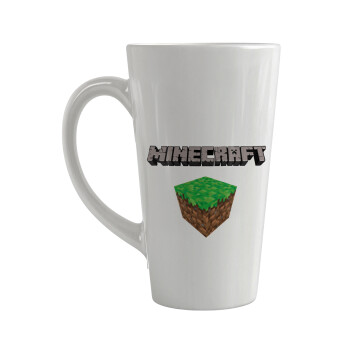 Minecraft dirt, Κούπα κωνική Latte Μεγάλη, κεραμική, 450ml
