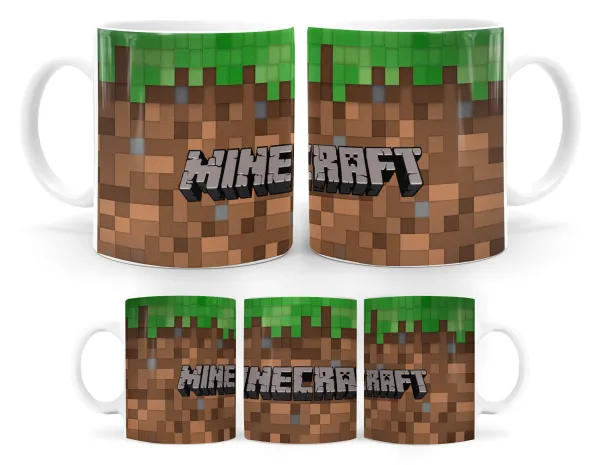 Minecraft dirt — Ceramic coffee mug, 330ml