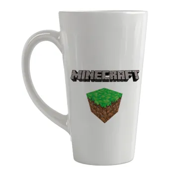 Minecraft dirt, Κούπα κωνική Latte Μεγάλη, κεραμική, 450ml