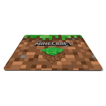 Minecraft dirt, Mousepad ορθογώνιο 27x19cm