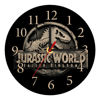 Jurassic world, Ρολόι τοίχου ξύλινο plywood (20cm)