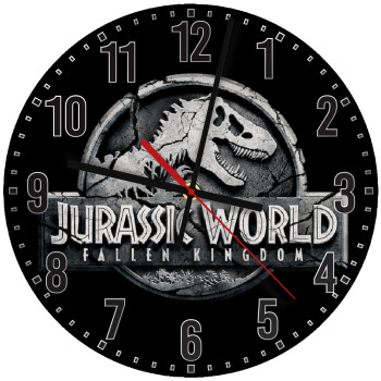 Jurassic world, Ρολόι τοίχου ξύλινο (30cm)