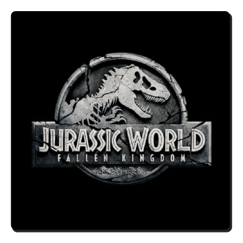 Jurassic world, Τετράγωνο μαγνητάκι ξύλινο 6x6cm