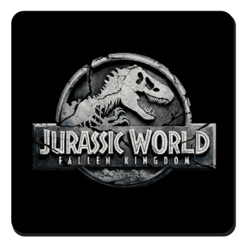 Jurassic world, Τετράγωνο μαγνητάκι ξύλινο 9x9cm
