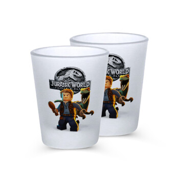 Jurassic world, Σφηνοπότηρα γυάλινα 45ml του πάγου (2 τεμάχια)