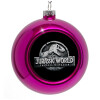 Purple Christmas tree ornament bauble 8cm