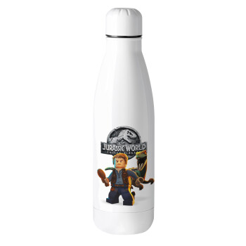 Jurassic world, Μεταλλικό παγούρι θερμός (Stainless steel), 500ml