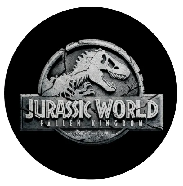 Jurassic world — Επιφάνεια κοπής γυάλινη στρογγυλή (30cm)
