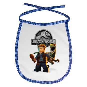Jurassic world, Σαλιάρα μωρού αλέκιαστη με κορδόνι Μπλε