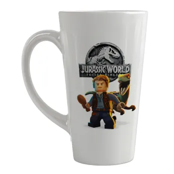 Jurassic world, Κούπα κωνική Latte Μεγάλη, κεραμική, 450ml