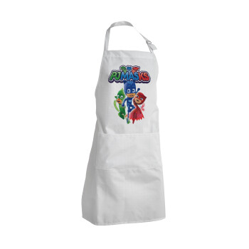 PJ masks, Adult Chef Apron (with sliders and 2 pockets)
