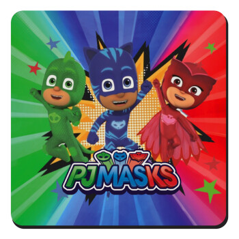 PJ masks, Τετράγωνο μαγνητάκι ξύλινο 9x9cm