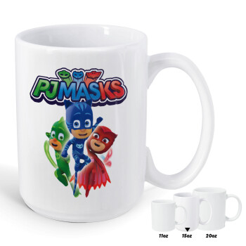 PJ masks, Κούπα Mega, κεραμική, 450ml